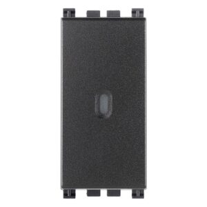 Interruttore 1P 16A Illuminabile Grigio Assiale